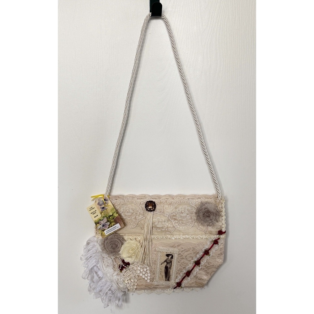 Vintage Y2K Lady Victoria Victorian Lace Shoulder Bag Purse Cottagecore NWT